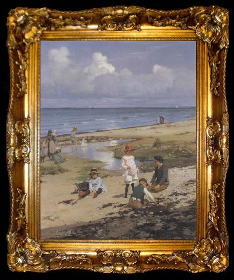 framed  F.P.Henningsen A Summer-s Day, ta009-2