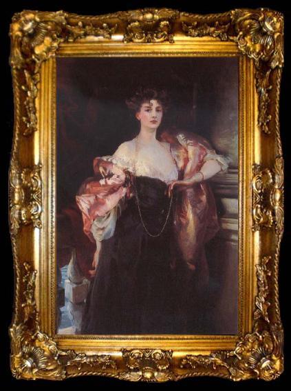 framed  J.S.Sargent Lady Helen Vincent, ta009-2