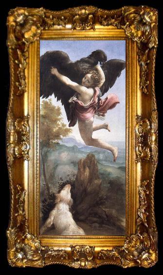 framed  Correggio Abducation of Ganymede, ta009-2