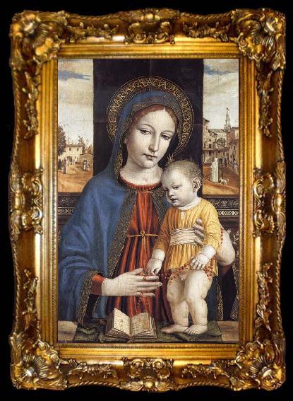 framed  Bergognone The Virgin and Child, ta009-2