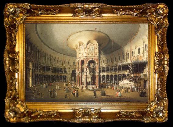 framed  Canaletto London Interior of the Rotunda at Ranelagh, ta009-2