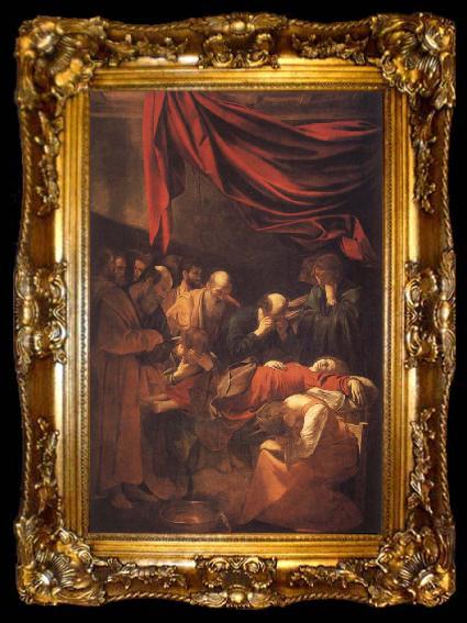 framed  Caravaggio The Death of the Virgin, ta009-2