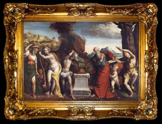 framed  GAROFALO A Pagan Sacrifice, ta009-2