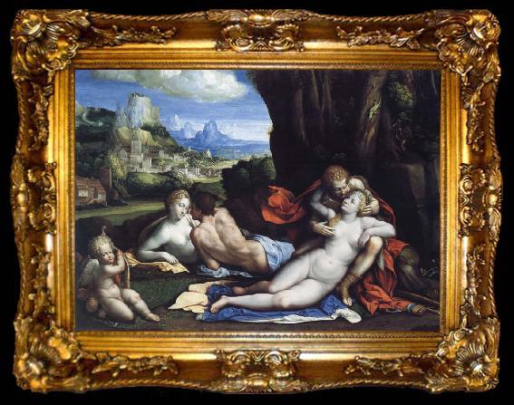 framed  GAROFALO An Allegory of Love, ta009-2