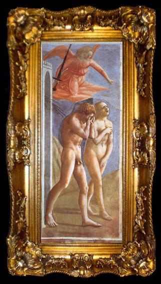 framed  MASACCIO Verdrijving from the paradise, ta009-2