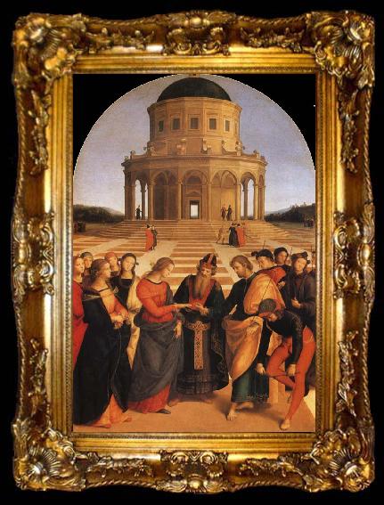 framed  Raphael The Marriage of the Virgin, ta009-2