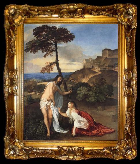 framed  Titian Noli me Tangere, ta009-2