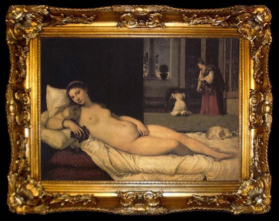 framed  Titian Venus of Urbino, ta009-2