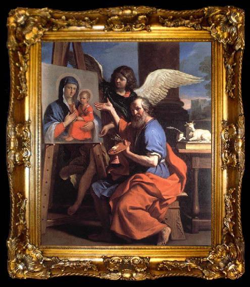 framed  GUERCINO St Luke Displaying a Painting of the Virgin, ta009-2