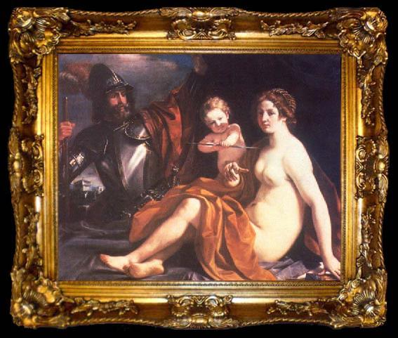 framed  GUERCINO Venus, Mars and Cupid, ta009-2