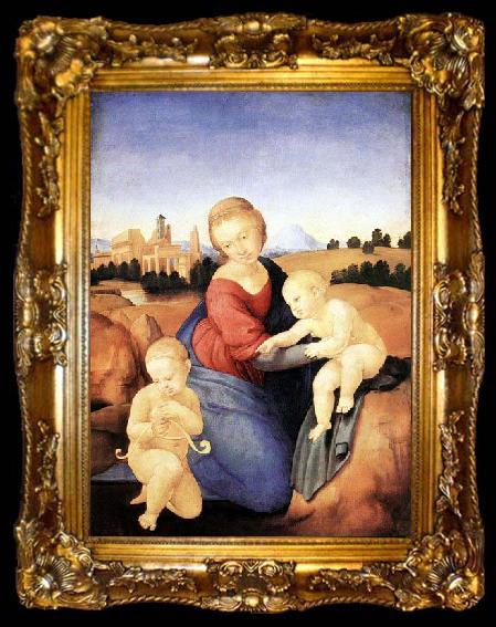 framed  Raffaello Madonna and Child with the Infant St John, ta009-2