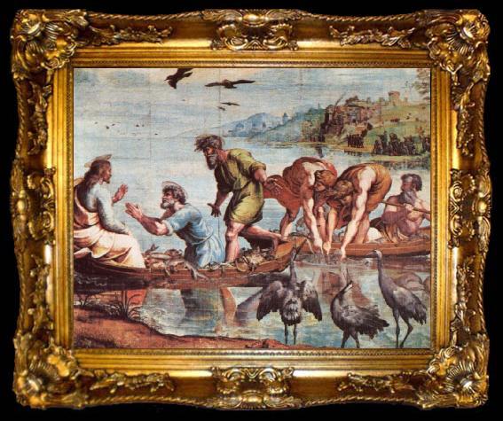 framed  Raphael The Miraculous Draught of fishes, ta009-2