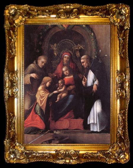 framed  Correggio Sta Katarina-s mysterious formalning, ta009-2