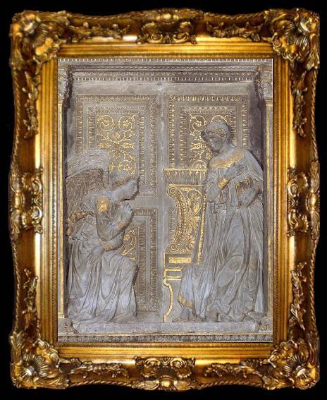 framed  Donatello The Annunciation, ta009-2