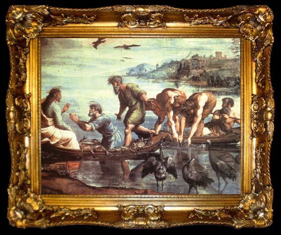 framed  Raphael The Miraculous Draught of Fishes, ta009-2