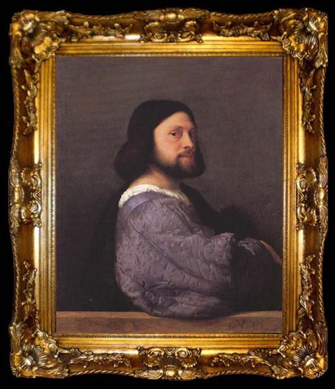 framed  Titian Man (mk45), ta009-2