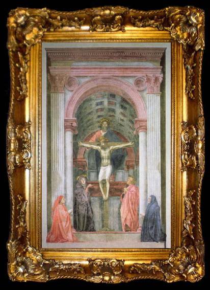 framed  MASACCIO The Trinity, ta009-2