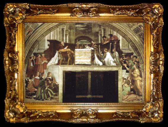 framed  Raphael the mass of bolsena, ta009-2