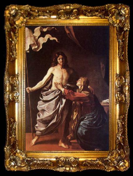 framed  GUERCINO Apparition of Christ to the Virgin, ta009-2