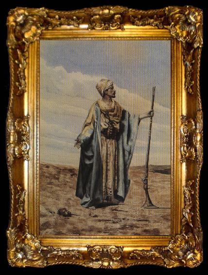 framed  Nasi The Desert Sentry., ta009-2