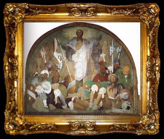 framed  Pontormo Resurrection of Christ, ta009-2