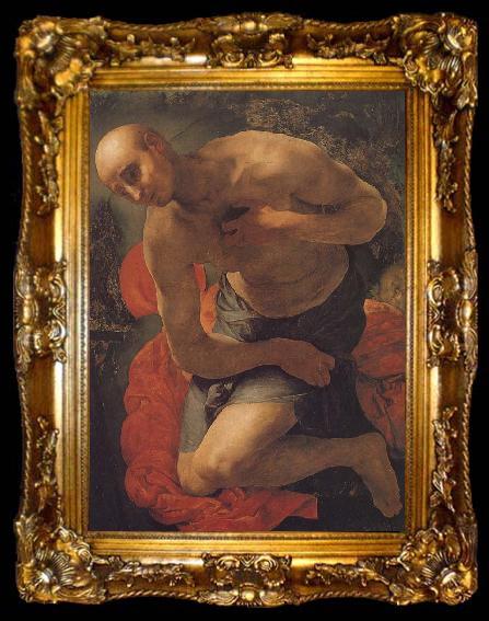 framed  Pontormo St. Jerome, ta009-2