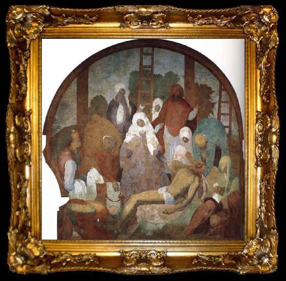 framed  Pontormo Holy War, ta009-2