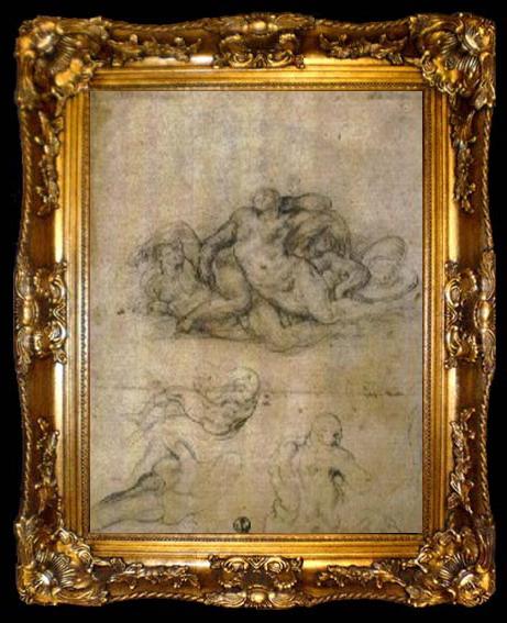 framed  Pontormo Resurrection of the deceased, ta009-2