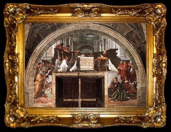 framed  Raphael the mass of bolsena, ta009-2