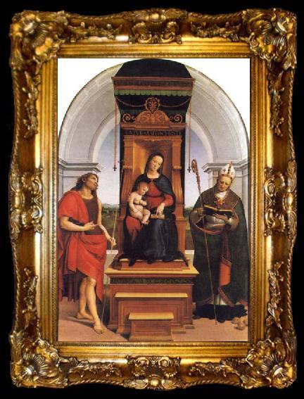 framed  Raphael The Ansidei Altarpiece,, ta009-2
