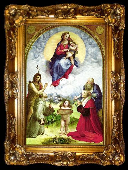 framed  Raphael the madonna di foligno, ta009-2
