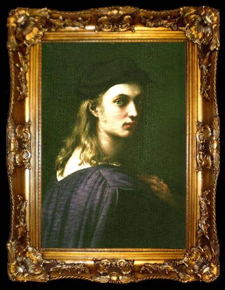 framed  Raphael portrait of bindo altoviti, ta009-2