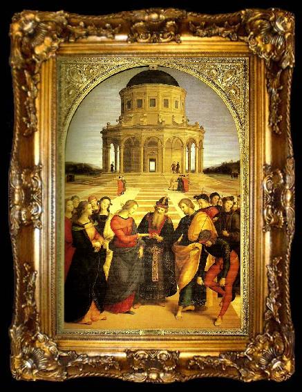 framed  Raphael marriage of the virgin, ta009-2