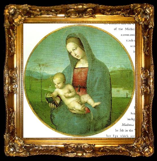 framed  Raphael madonna conestabile, ta009-2