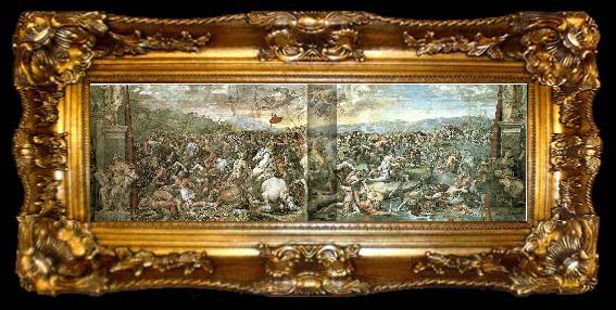 framed  Raphael battle of the milvian bridge, ta009-2