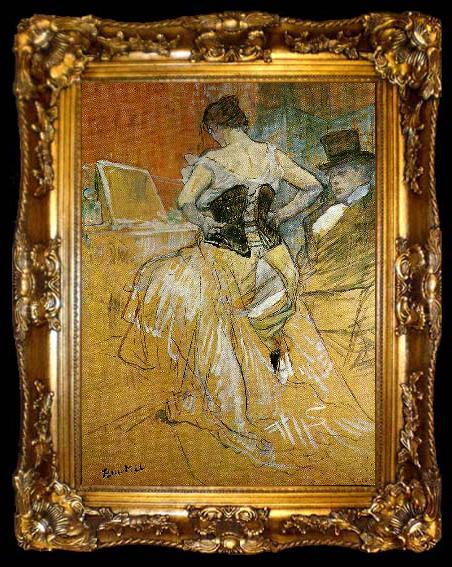 framed  toulouse-lautrec a passing conquest, ta009-2