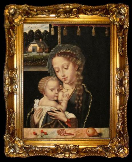 framed  Anonymous Madonna and Child Nursing, ta009-2