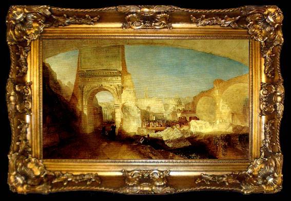 framed  J.M.W.Turner forum romanum, ta009-2
