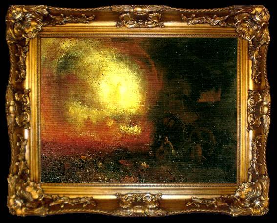 framed  J.M.W.Turner the hero of a hundred fights, ta009-2
