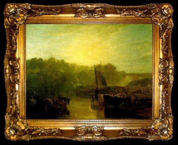 framed  J.M.W.Turner dorchester mead, ta009-2