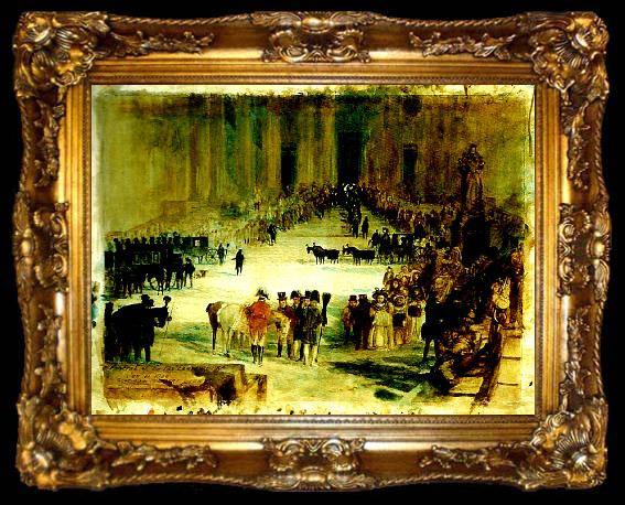 framed  J.M.W.Turner funeral of sir thomas lawrence, ta009-2