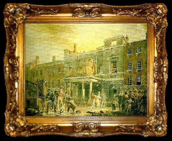 framed  J.M.W.Turner the pantheon, the morning after the fire, ta009-2