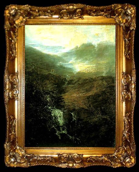 framed  J.M.W.Turner morning amongst the coniston, ta009-2