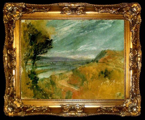 framed  J.M.W.Turner mosel from the hillside at pallien, ta009-2