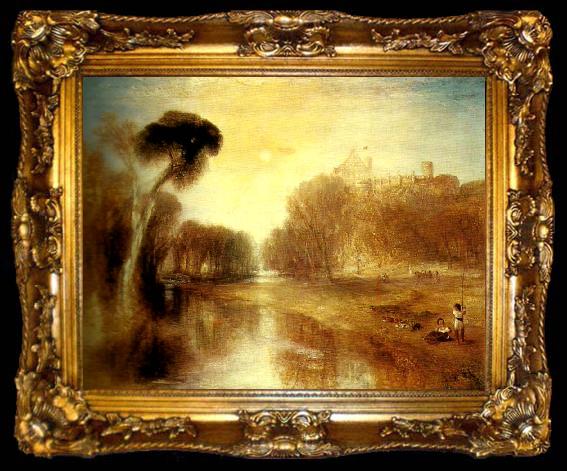 framed  J.M.W.Turner schloss rosenau,, ta009-2
