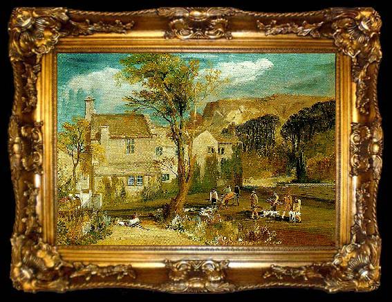framed  J.M.W.Turner caley hall, ta009-2