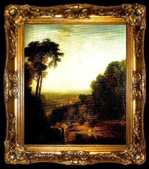 framed  J.M.W.Turner crossing the brook, ta009-2