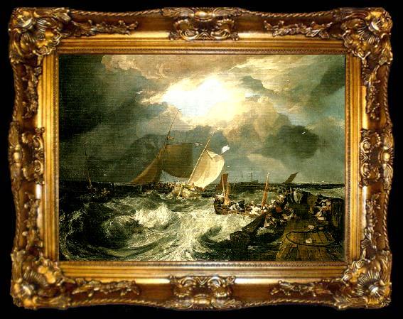 framed  J.M.W.Turner calais pier, ta009-2