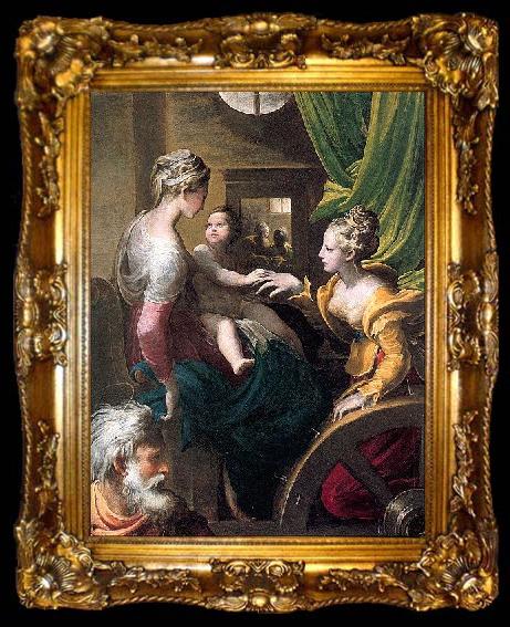 framed  PARMIGIANINO Mystic Marriage of Saint Catherine, ta009-2