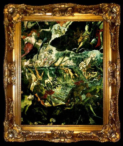 framed  Tintoretto the last judgement, ta009-2